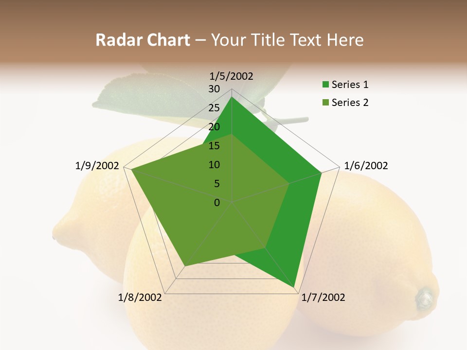 Leaf Food Half PowerPoint Template