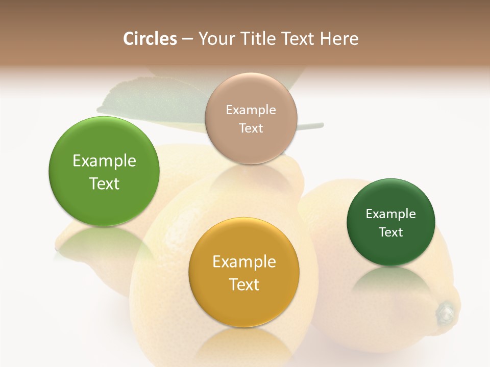 Leaf Food Half PowerPoint Template