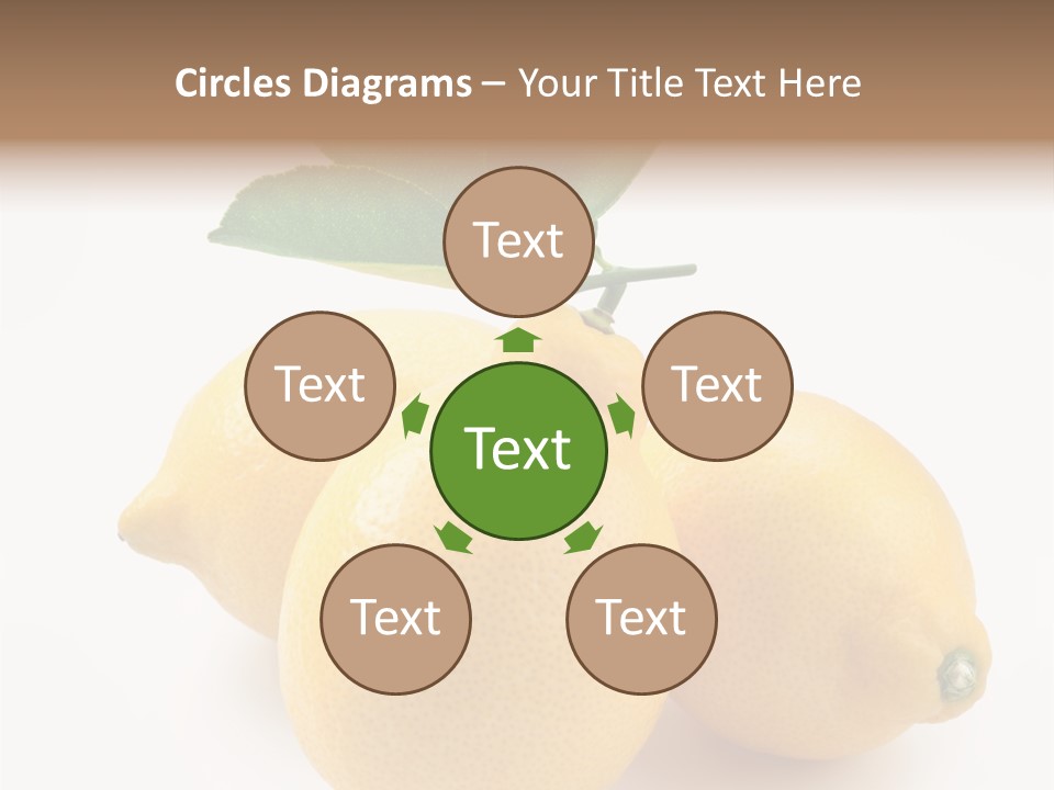 Leaf Food Half PowerPoint Template