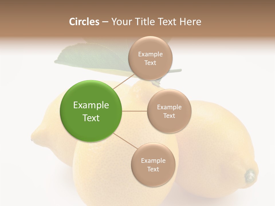 Leaf Food Half PowerPoint Template