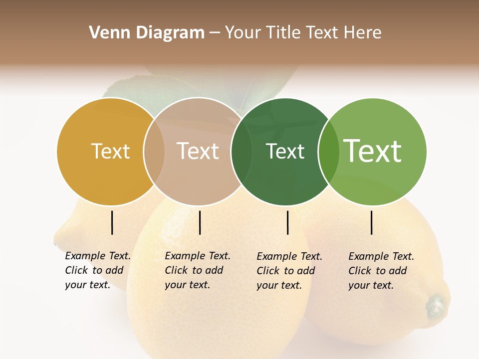 Leaf Food Half PowerPoint Template