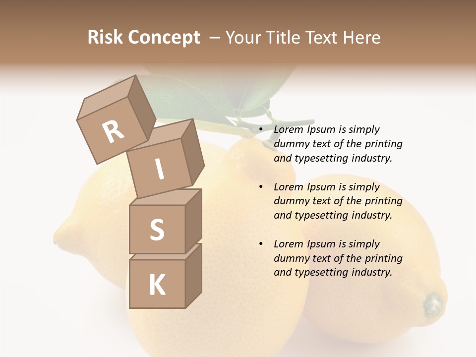 Leaf Food Half PowerPoint Template