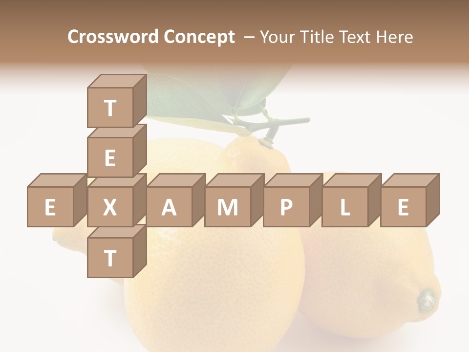 Leaf Food Half PowerPoint Template