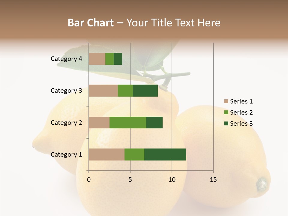Leaf Food Half PowerPoint Template