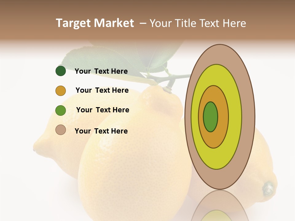 Leaf Food Half PowerPoint Template