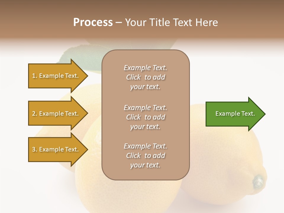 Leaf Food Half PowerPoint Template