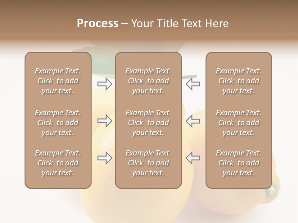 Leaf Food Half PowerPoint Template