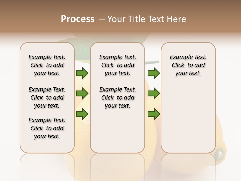 Leaf Food Half PowerPoint Template