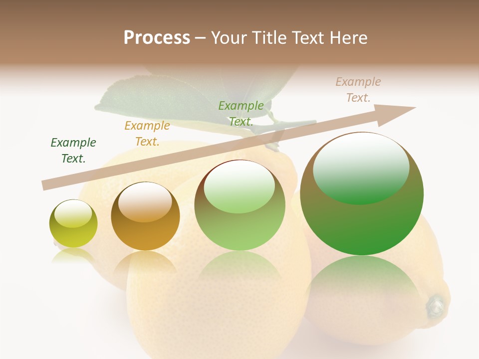 Leaf Food Half PowerPoint Template