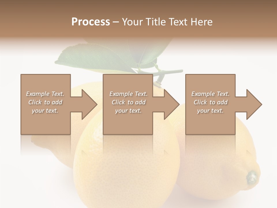 Leaf Food Half PowerPoint Template