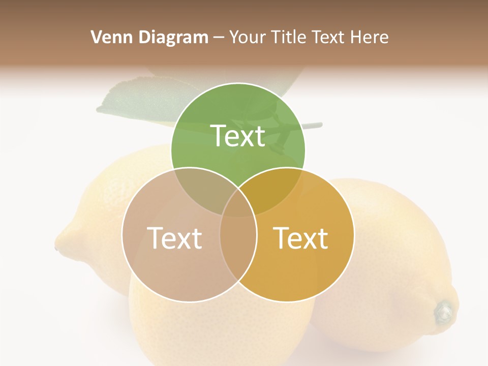 Leaf Food Half PowerPoint Template