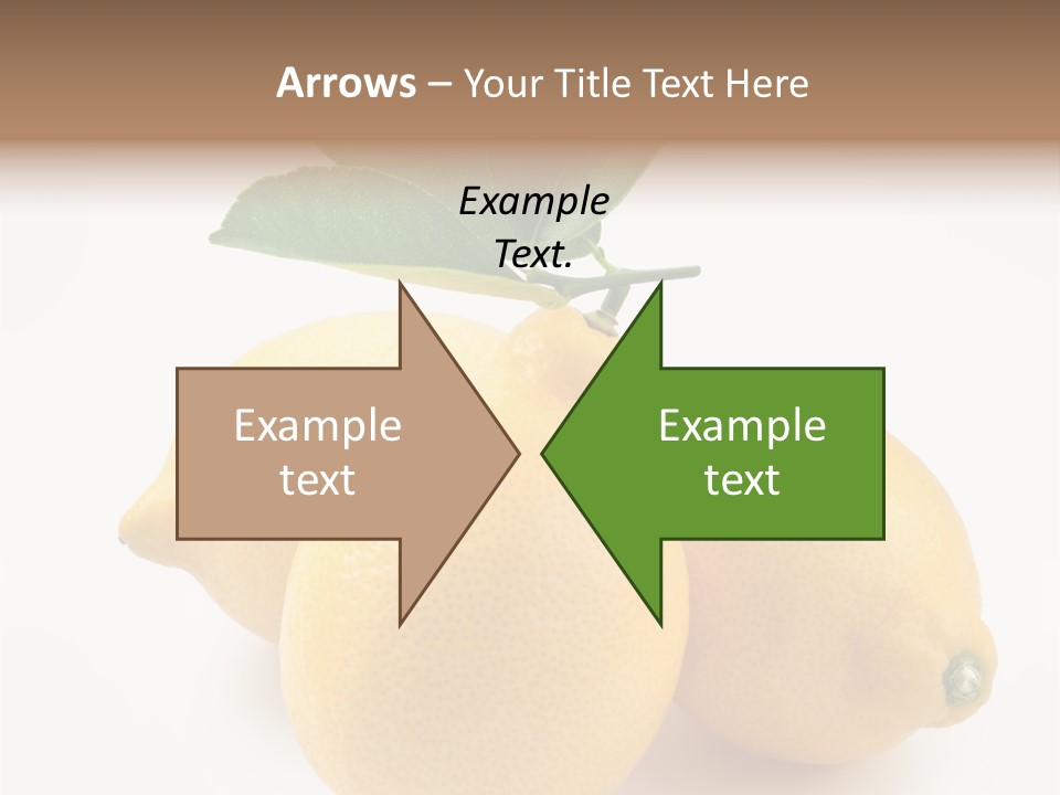 Leaf Food Half PowerPoint Template