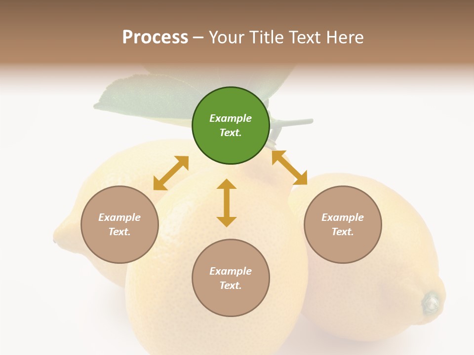 Leaf Food Half PowerPoint Template