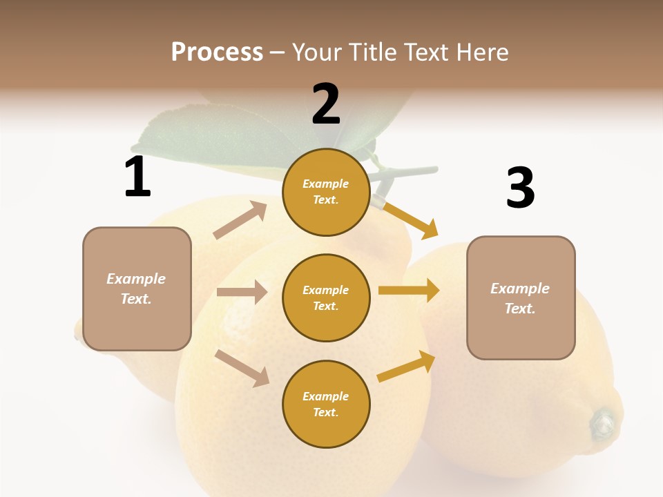 Leaf Food Half PowerPoint Template