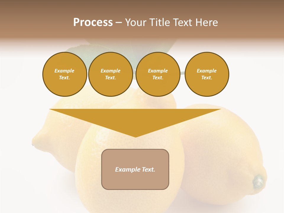 Leaf Food Half PowerPoint Template