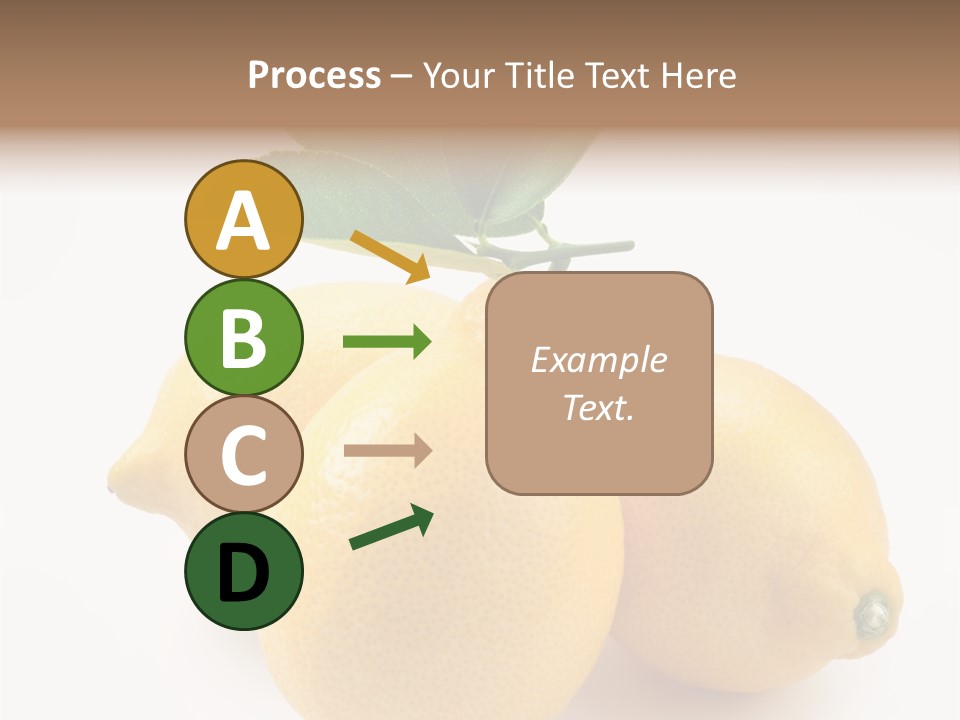 Leaf Food Half PowerPoint Template