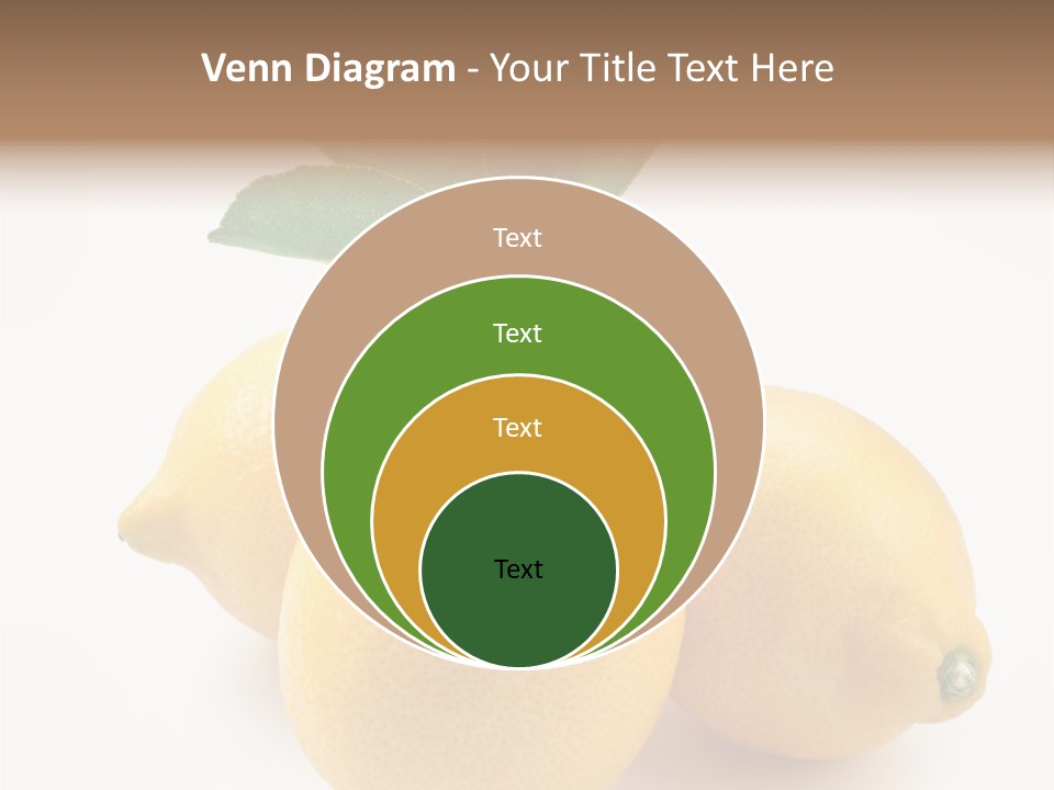 Leaf Food Half PowerPoint Template