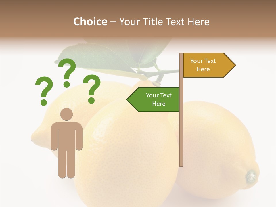 Leaf Food Half PowerPoint Template