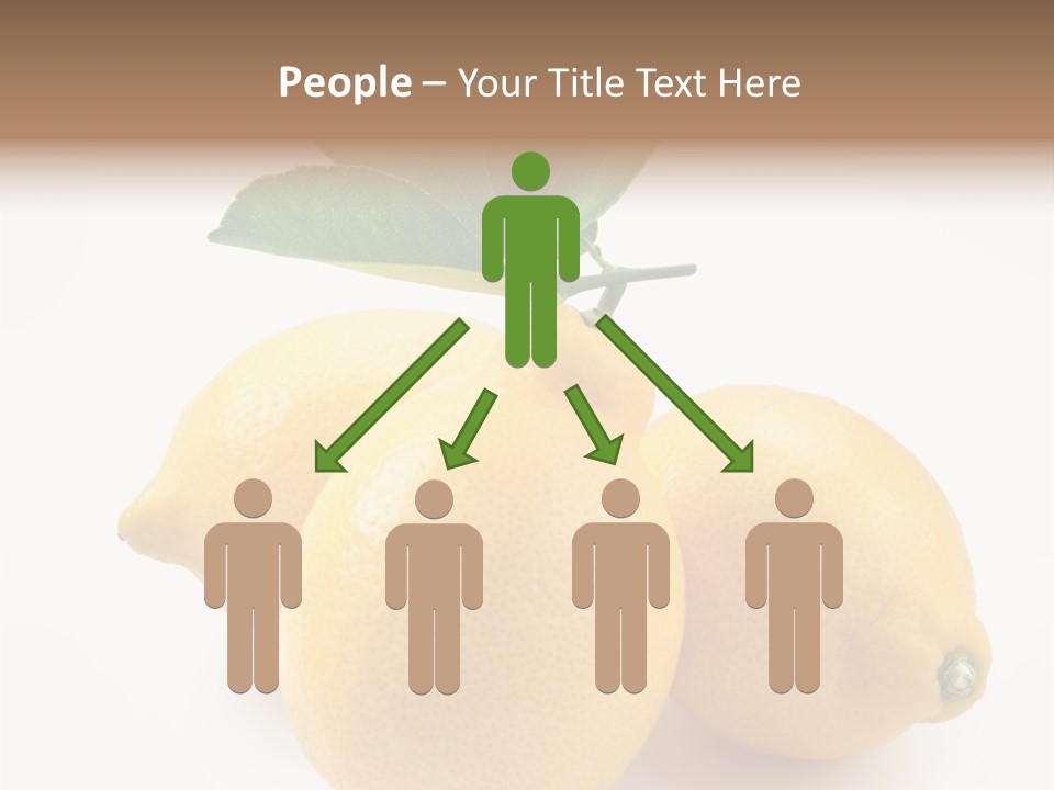 Leaf Food Half PowerPoint Template