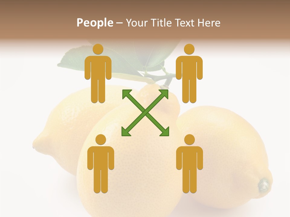 Leaf Food Half PowerPoint Template