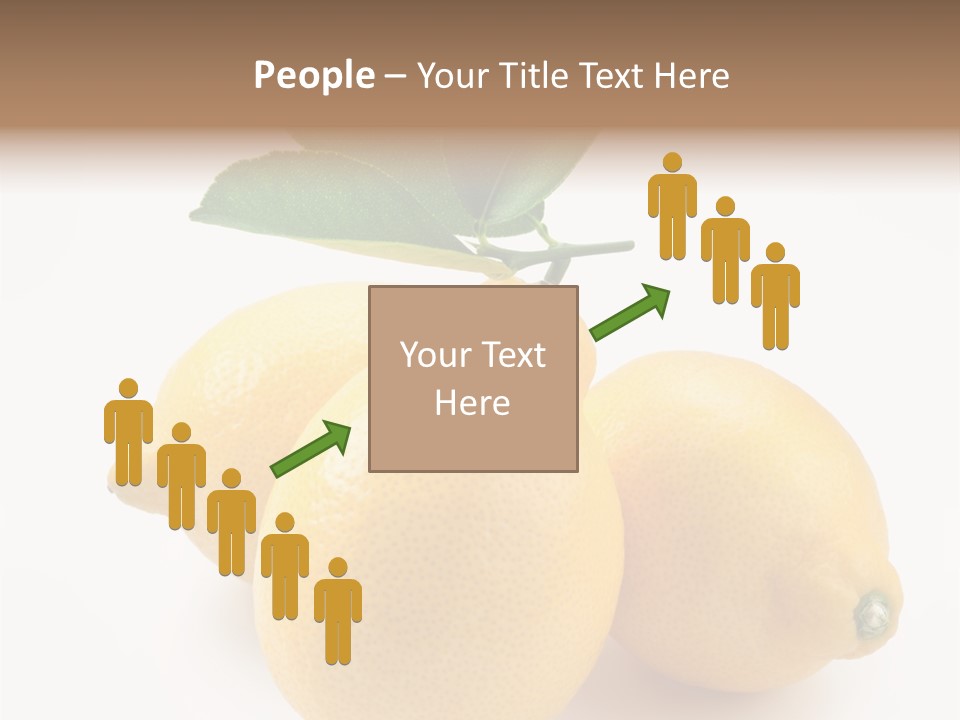 Leaf Food Half PowerPoint Template