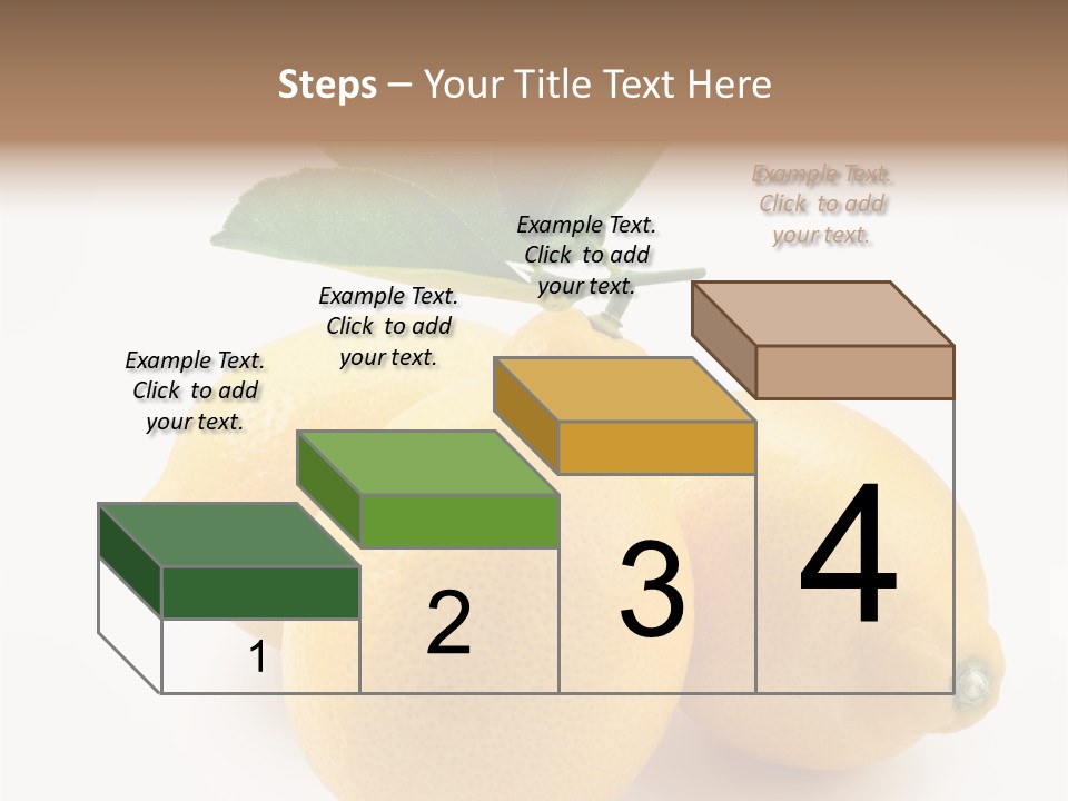 Leaf Food Half PowerPoint Template