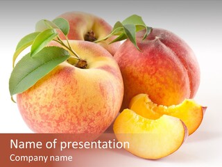 Yellow Fresh Half PowerPoint Template