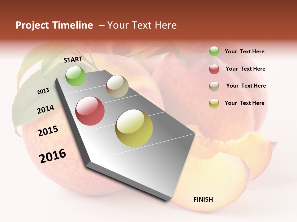 Yellow Fresh Half PowerPoint Template