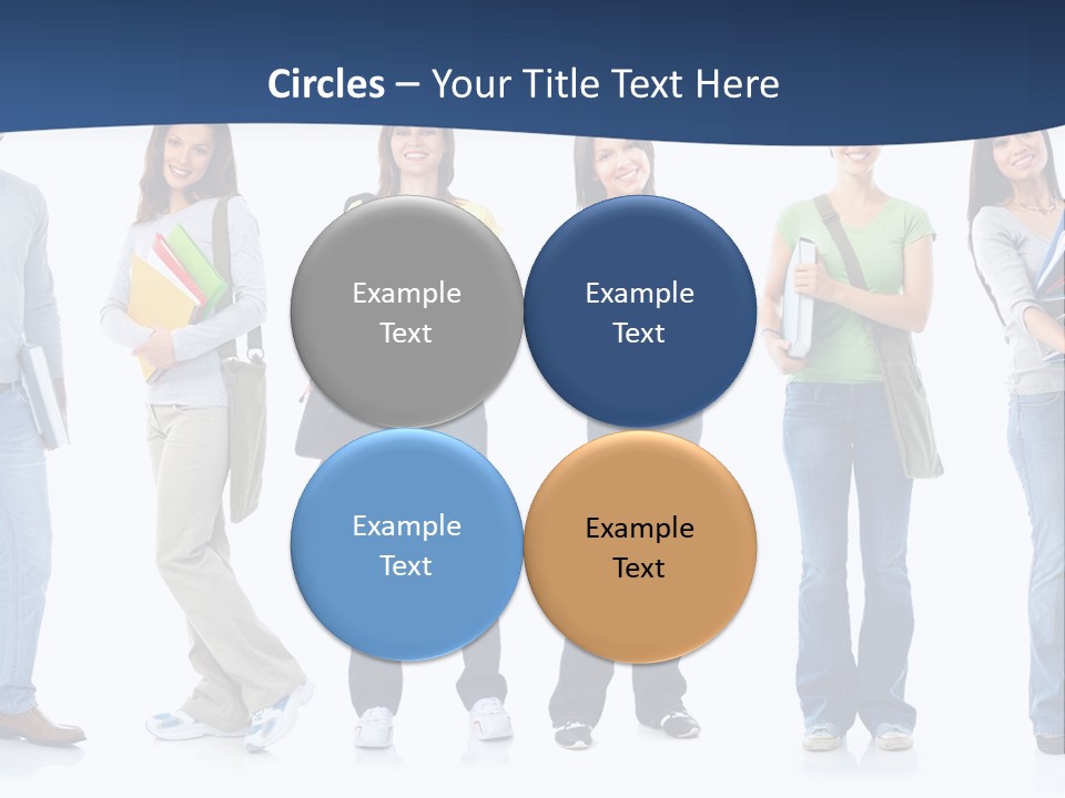 Female People School PowerPoint Template
