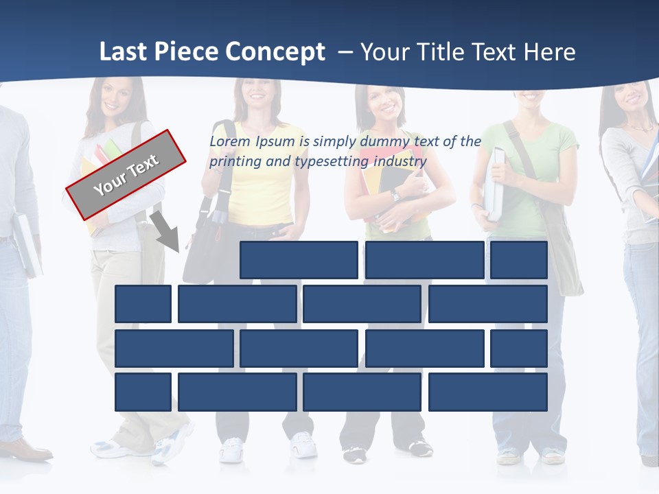 Female People School PowerPoint Template