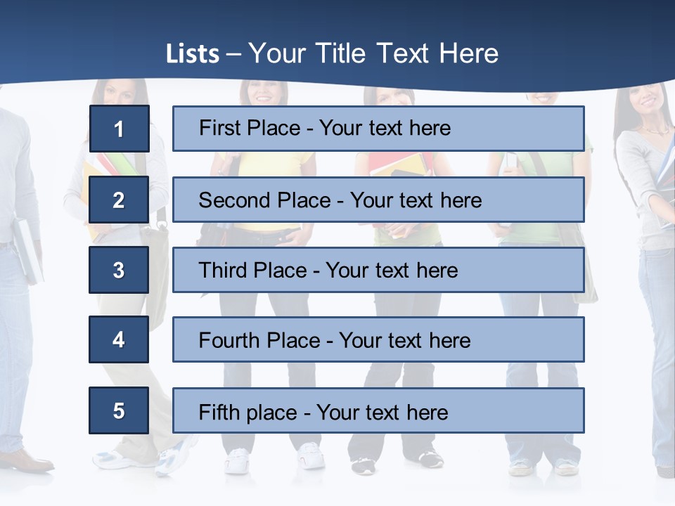 Female People School PowerPoint Template