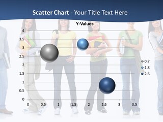 Female People School PowerPoint Template