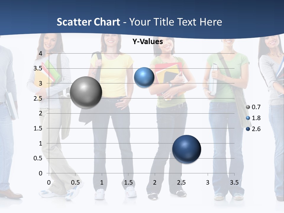 Female People School PowerPoint Template