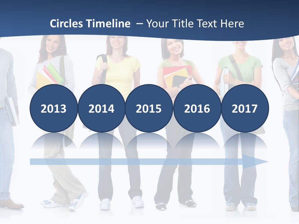 Female People School PowerPoint Template