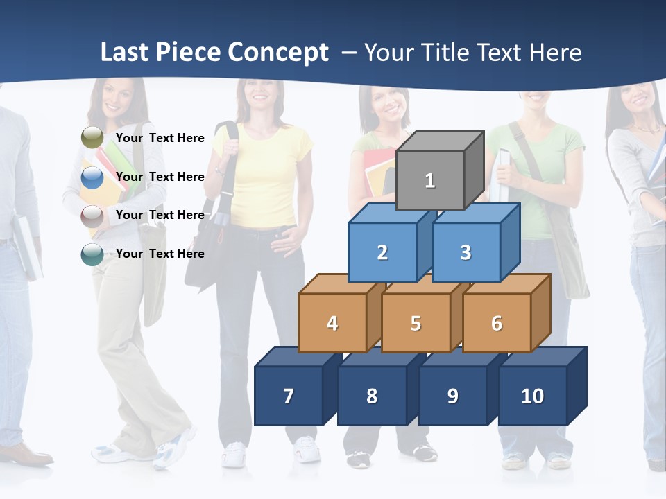 Female People School PowerPoint Template