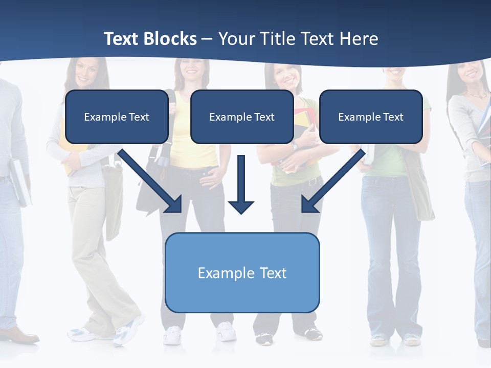 Female People School PowerPoint Template