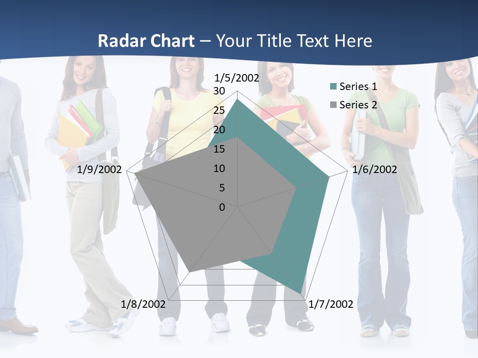 Female People School PowerPoint Template