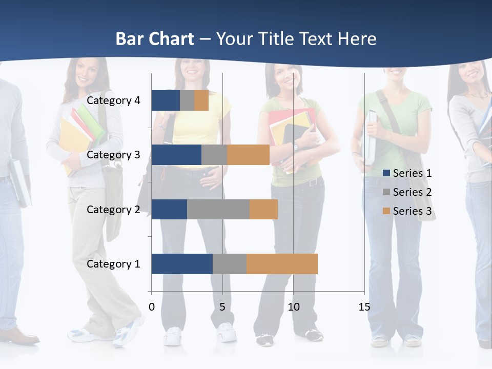 Female People School PowerPoint Template