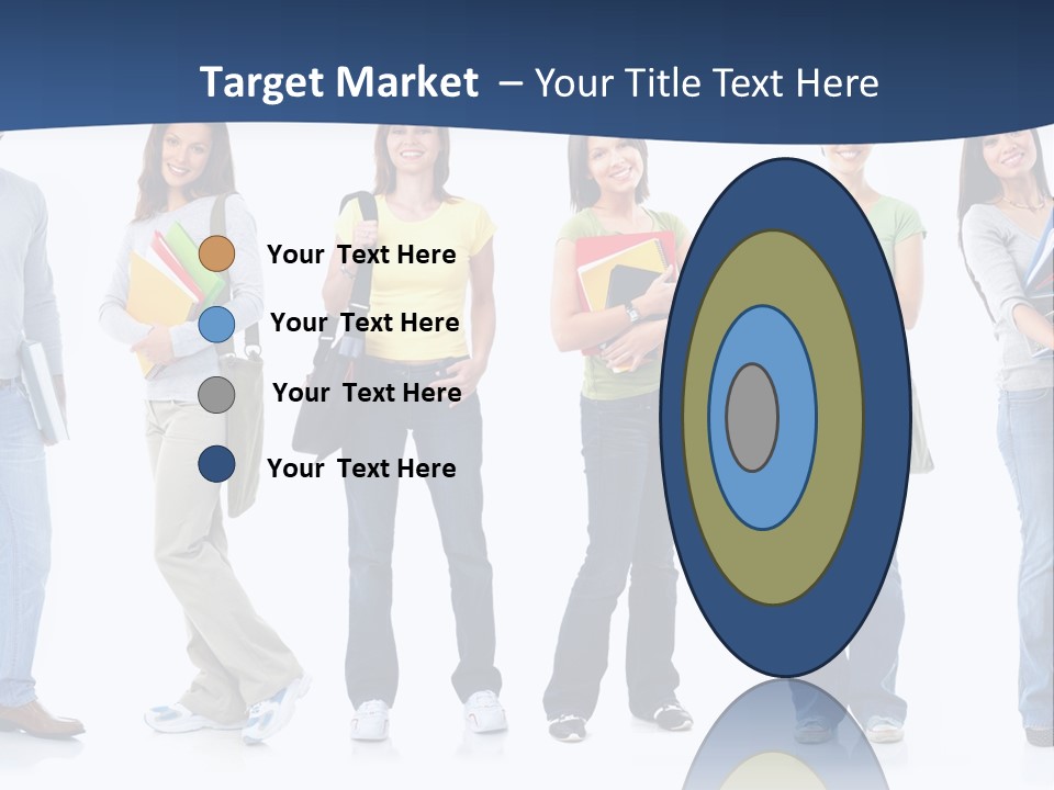 Female People School PowerPoint Template