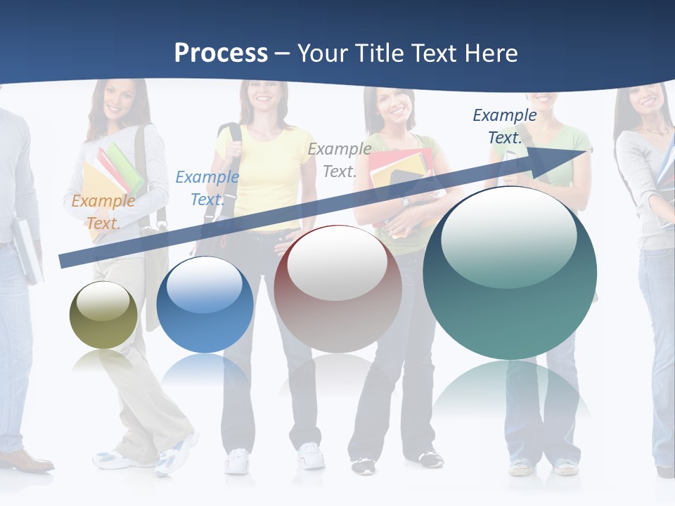 Female People School PowerPoint Template
