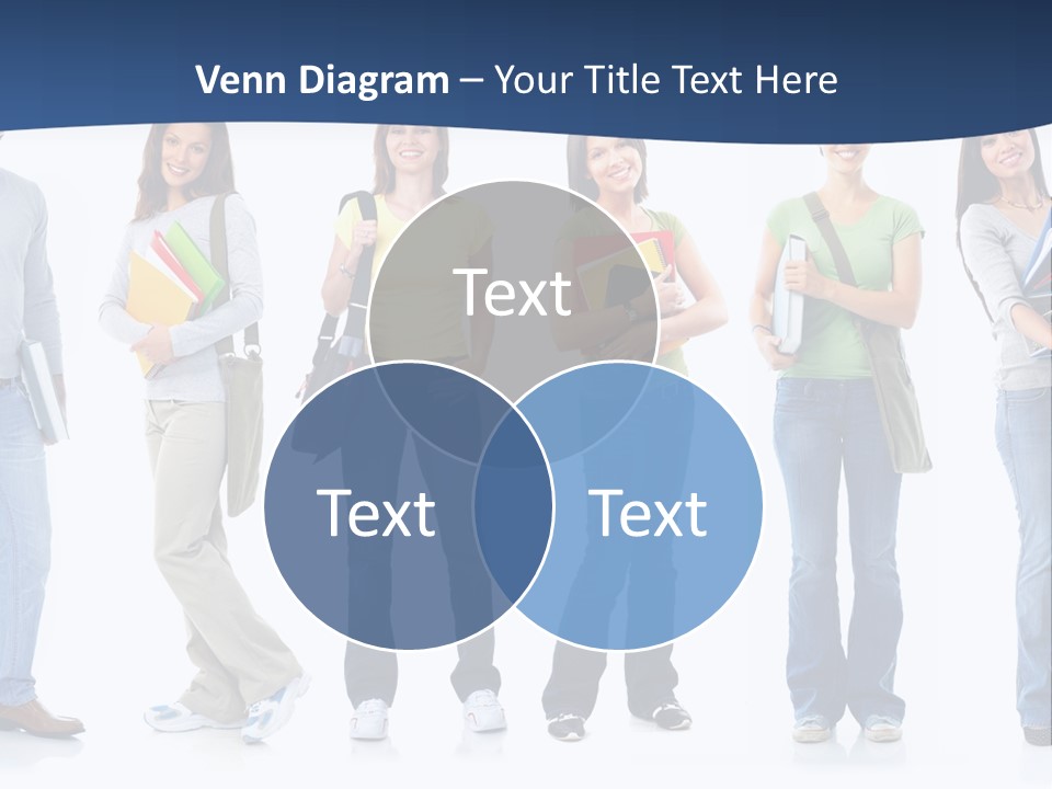 Female People School PowerPoint Template