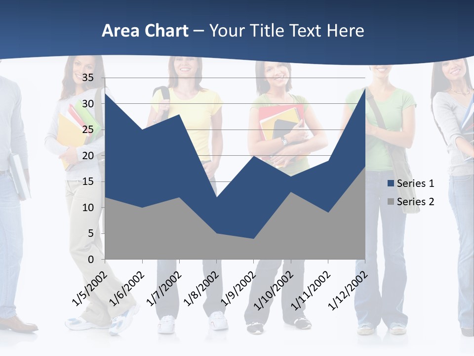 Female People School PowerPoint Template