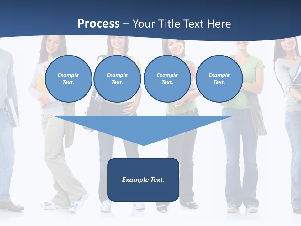 Female People School PowerPoint Template