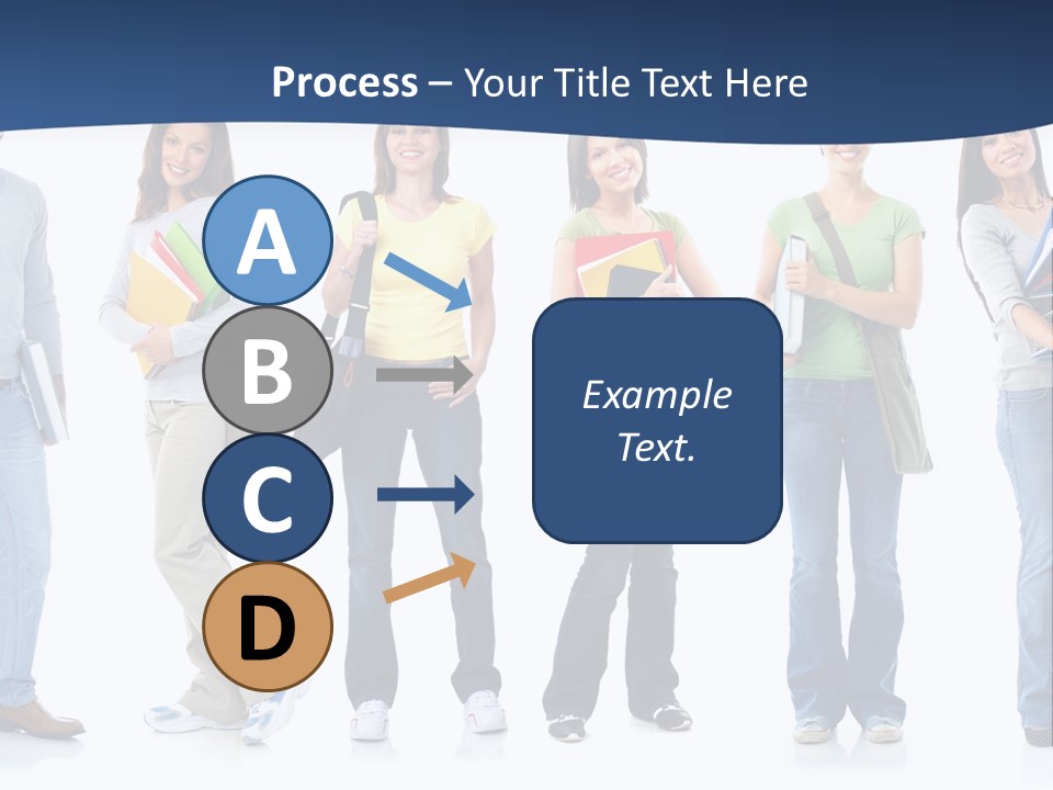 Female People School PowerPoint Template
