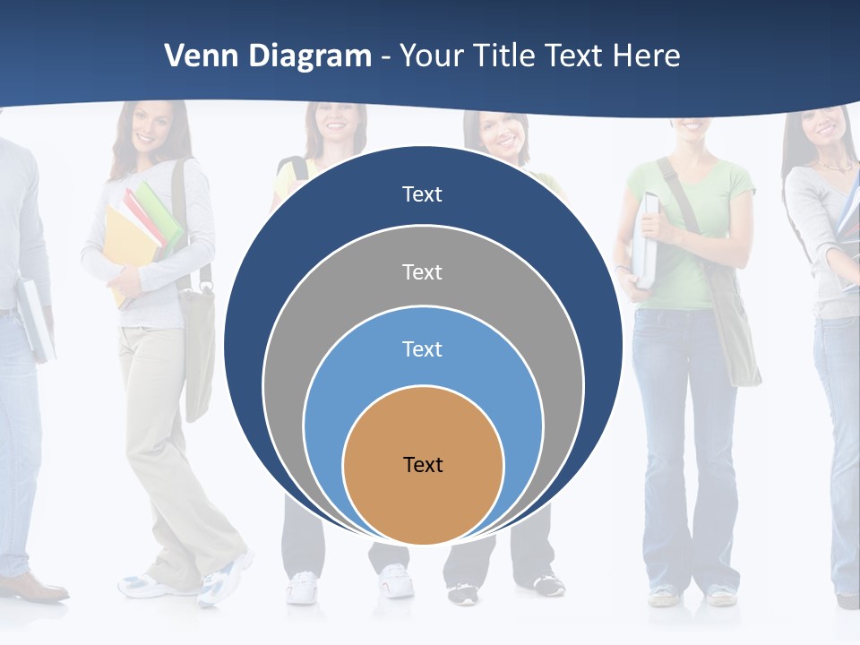 Female People School PowerPoint Template