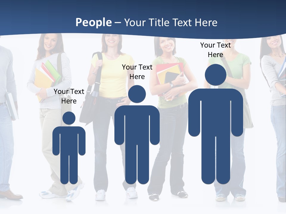 Female People School PowerPoint Template