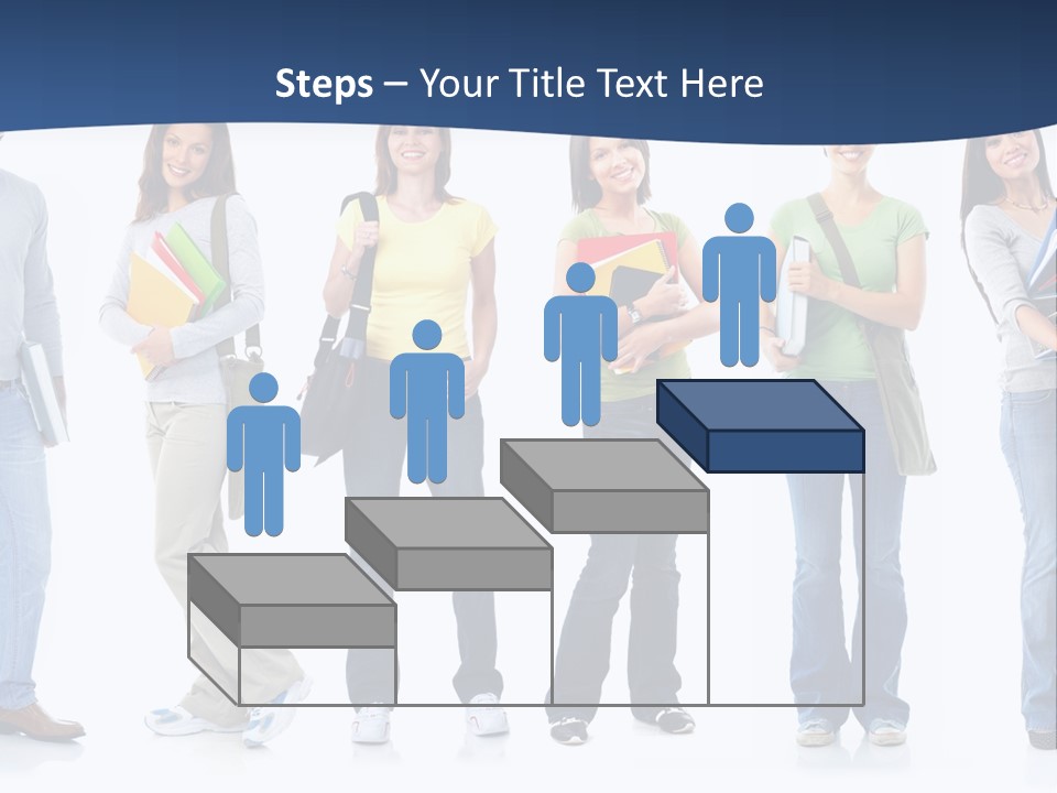 Female People School PowerPoint Template