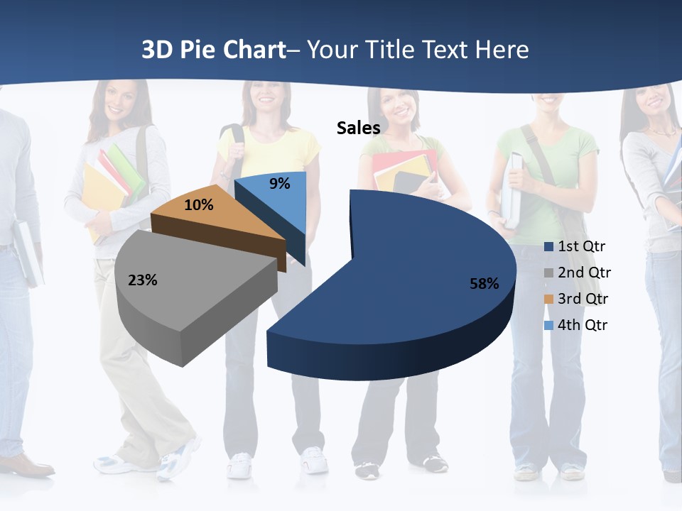 Female People School PowerPoint Template