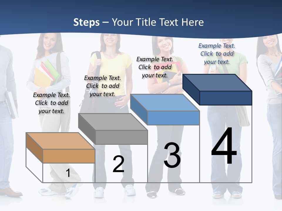 Female People School PowerPoint Template