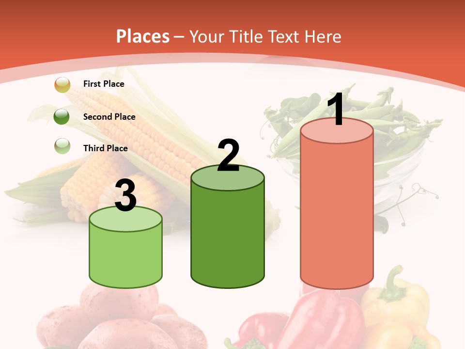 Tomato Background Pod PowerPoint Template